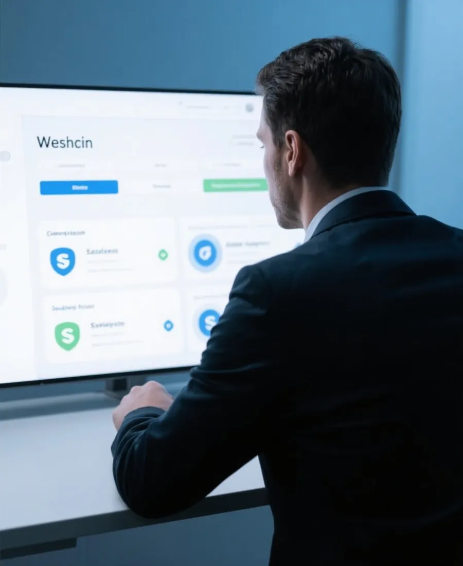 安全登录核验示意